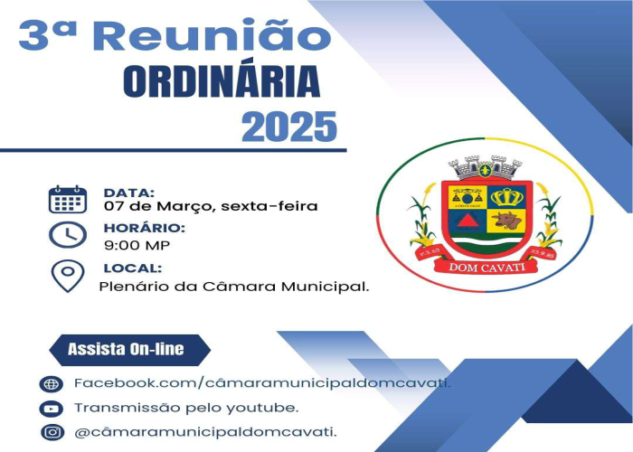 3ª Reunião Ordinária 2025