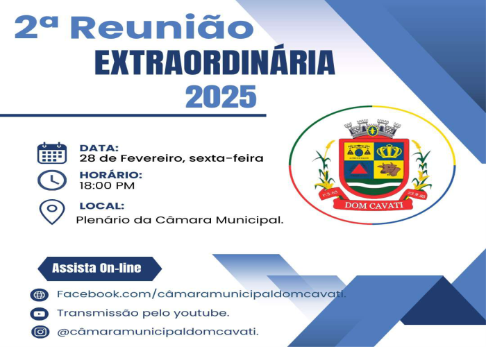 2ª Reunião Extraordinária 2025